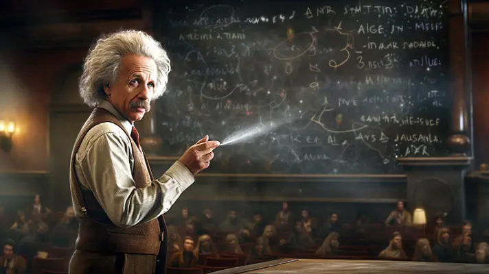 Albert Einstein on ScienceStyled