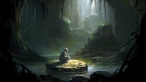 Gollum in the Cave