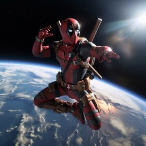 Deadpool Dancing in Microgravity