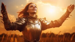 Joan of Arc Enjoying the Sun