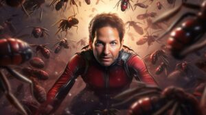 Ant-Man (Scott Lang) Vs. Zombie Ants (AI-Generated Image)