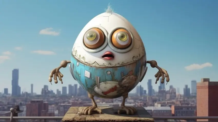 Humpty Dumpty Confused by Antimatter