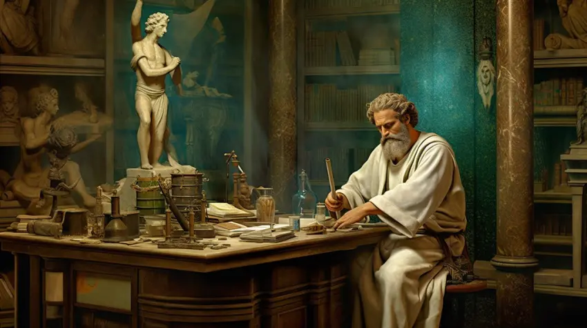 The Greek God of Medicine Asclepius