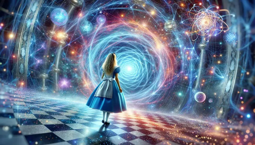 Alice Explores Quantum Dimensions