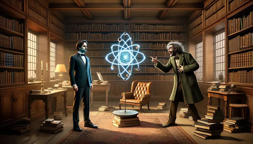 Dr. Jekyll and Mr. Hyde Study Quantum Mechanics