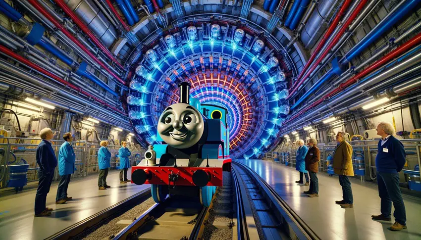The Little Blue Engine Visits the Large Hadron Collider