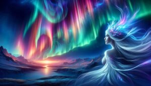 The Goddess of Dawn, Aurora, Surveys Earth's Aurora
