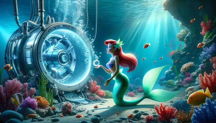 The Little Mermaid Examines a Freshwater Generation System