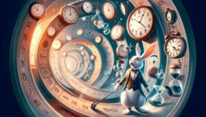 The White Rabbit Puzzled by Time Dilation