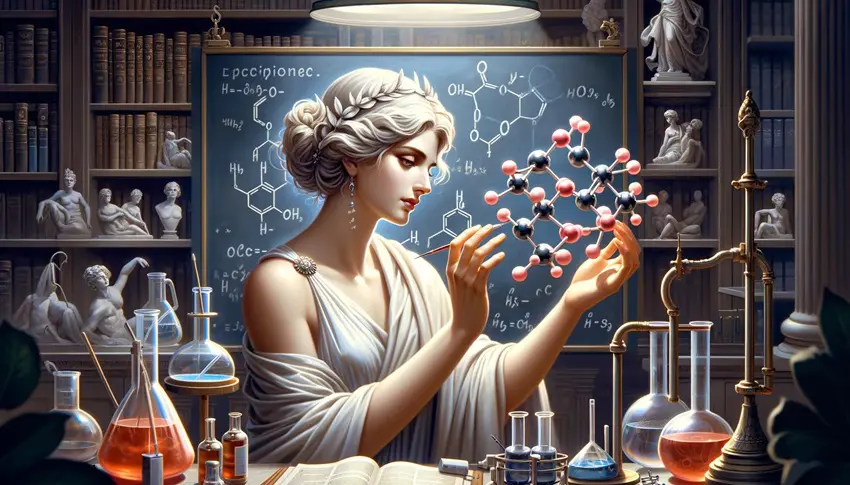 Dr. Aphrodite Studying the Science of Beauty
