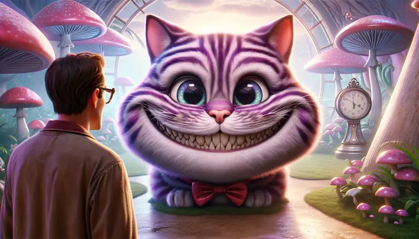 The Cheshire Cat Educating a Lost Physicist About Invisibility Cloak