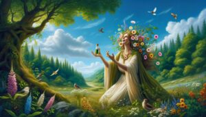 Fertility Goddess Demeter Celebrating Spermidine for Fertility